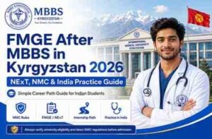 Read more about the article FMGE After MBBS in Kyrgyzstan 2026 | NExT & NMC Guide