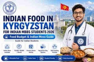 Read more about the article Indian Food in Kyrgyzstan for Indian MBBS Students 2026