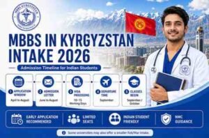 Read more about the article MBBS in Kyrgyzstan Intake 2026: Admission Dates, Timeline & Last Date