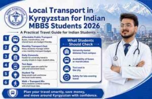 Read more about the article Local Transport in Kyrgyzstan for MBBS Students | Travel Safety Guide